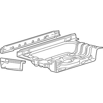 Ford 3W1Z-5411215-AA Rear Floor Pan