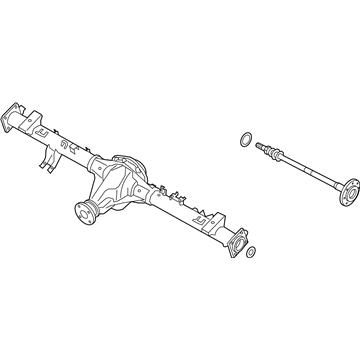 Nissan 43003-9FV3A Rr Axle Assembly, W/O Brake