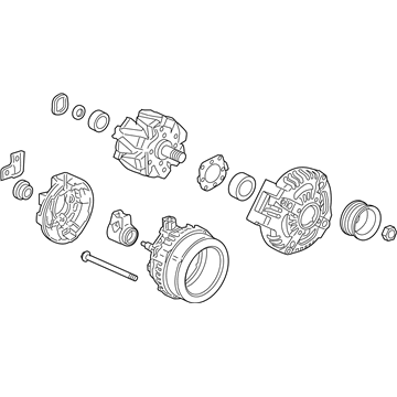 Acura 06311-5G0-505RM Alternator (Reman) (Denso)