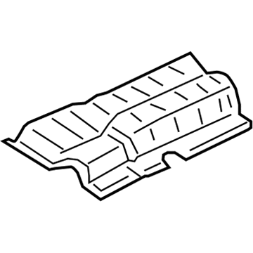 BMW 51-48-7-241-756 Heat Insulation, Tunnel