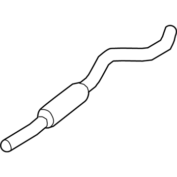 BMW 18-30-7-627-144 Exhaust Pipe