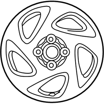 Toyota 42611-02140 Wheel, Alloy