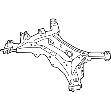 Nissan 55400-CC00A Member Complete-Rear Suspension