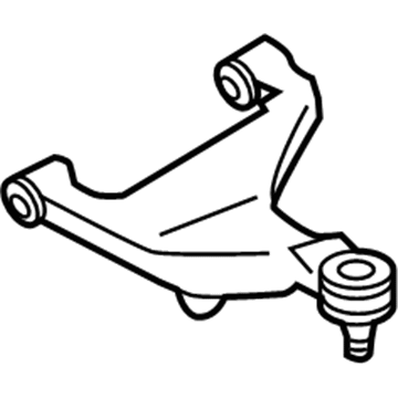 Nissan 55502-CA00A Arm Assy-Rear Suspension, LH