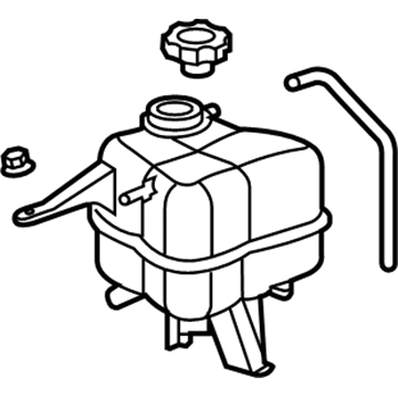 GM 25767641 Tank, Radiator Surge