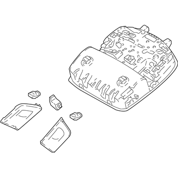 Hyundai 92800-J9100-TTX Overhead Console Lamp Assembly