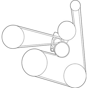Nissan 11720-JA00B Serpentine Belt