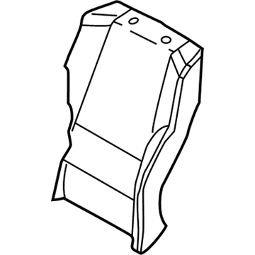 BMW 52-10-7-043-096 Backrest Cover