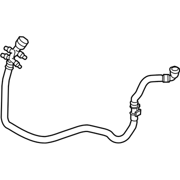 BMW 17-12-8-514-220 Expansion Tank-Pump Line