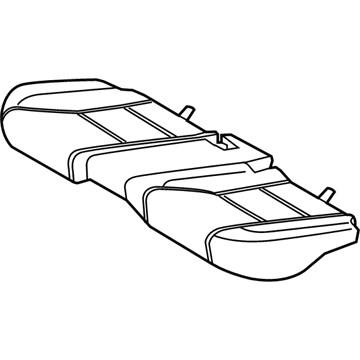 Lexus 71503-30260 Pad Sub-Assembly, Rear Seat