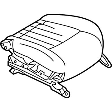 Infiniti 87300-1UX0A Cushion & Adjuster Assy-Front, RH