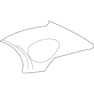Ford 3W4Z-5452018-AAC Quarter Trim Panel