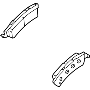 GM 89027010 Rear Pads