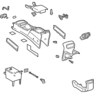 Toyota 58910-35180-B0 Console Assembly