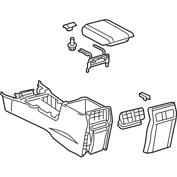 Toyota 58910-35340-C6 Console Assembly