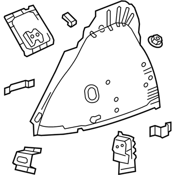 GM 95231604 Inner Wheelhouse