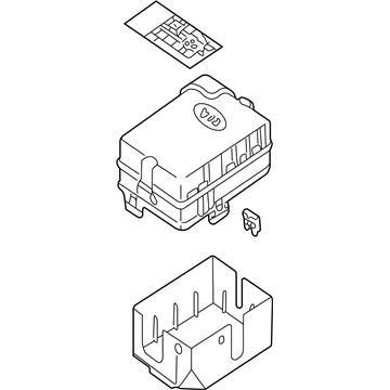 Kia 0K2RA67JB0 Junction Block Assembly