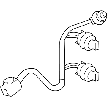 Lexus 81555-50100 Socket & Wire, Rear Combination Lamp