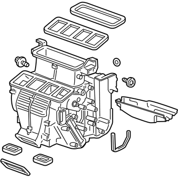 Acura 79106-TK4-A42 Heater Unit Sub Assembly