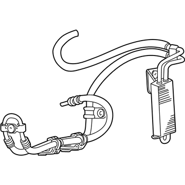 Mopar 52128561AB Cooler-Power Steering With Hose