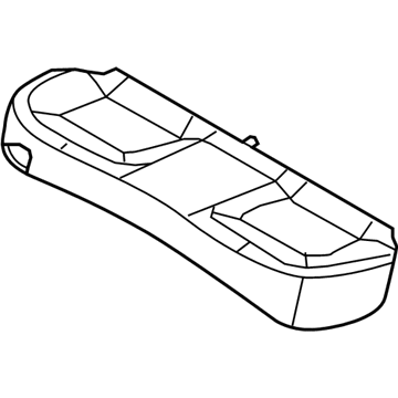 Kia 891013W180ATL Cushion Assembly-Rear Seat