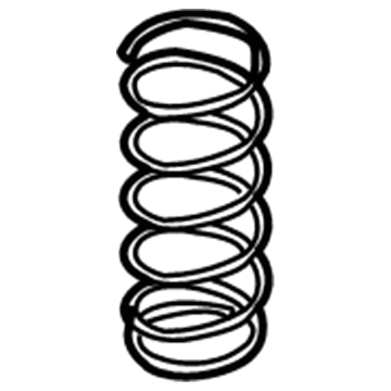 Nissan 55020-7Y005 Spring - Rear Suspension