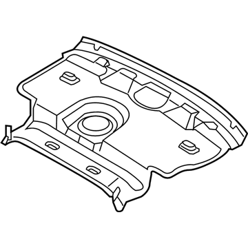 Hyundai 85720-B1000-RRY Trim Assembly-Lugg Partition, Upper