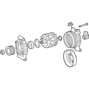 Lexus 27060-38060 Alternator Compatible