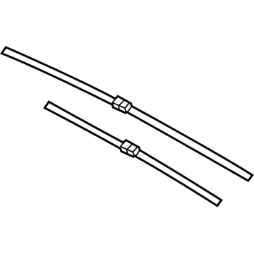 BMW 61-61-2-410-957 Wiper Blade Set