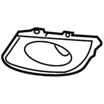 Ford BA1Z-17E810-B Fog Lamp Bezel