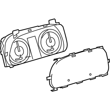 Toyota 83800-08890 Instrument Cluster