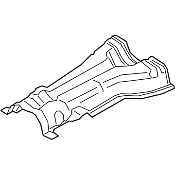 BMW 51-48-7-340-981 FUEL TANK HEAT INSULATION