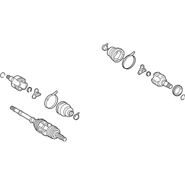 Toyota 43420-47012 Axle Assembly