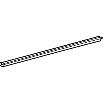 Lexus 68171-24021 Weatherstrip, Front Door Glass, Inner RH