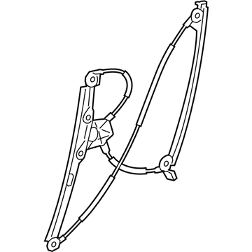 BMW 51-33-7-197-919 Front Left Window Regulator