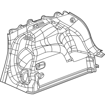 Mopar 5ZW29DX9AD Panel-Quarter Trim