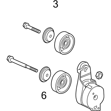 Honda 31170-RV0-A01 Tensioner Assy., Auto
