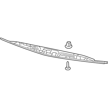 Acura 74890-STX-A21 Garnish Assembly, Rear License