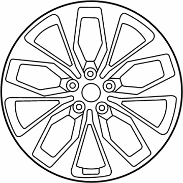 Kia 52910R5470 Wheel Assembly-Aluminium