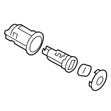 Mopar 5114569AA Tailgate Cylinder Lock