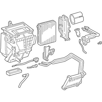 Toyota 87050-20500 Evaporator Assembly