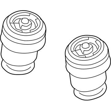 BMW 37-12-6-795-013 Rear Pneumatic Spring