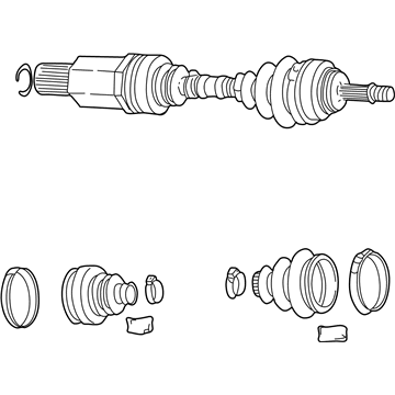 Mopar 4641856AF Axle Half Shaft Right