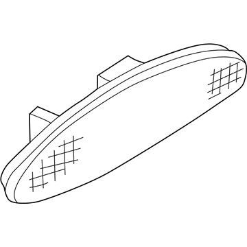 Nissan 26184-2Y910 Lens-Side Marker Lamp, RH