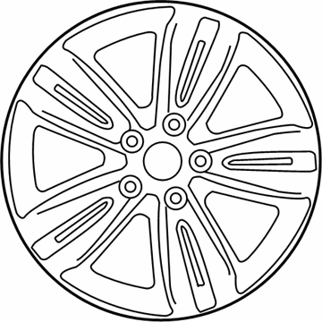 Kia 52910D9210 Wheel Assembly-Aluminum