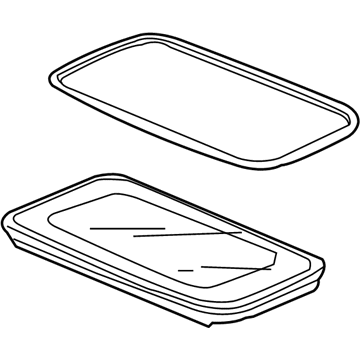 Acura 70200-TZ3-A02 Glass Assembly, Roof