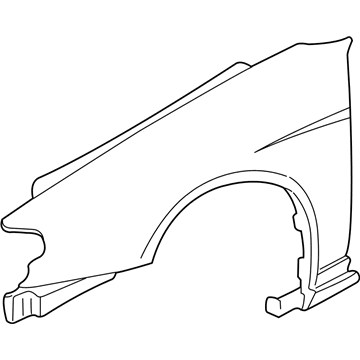 Honda 60211-S5A-A80ZZ Panel, Right Front Fender (Dot)