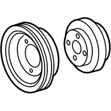 Ford XL3Z-6B321-AA Damper & Pulley