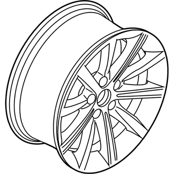 BMW 36-11-6-862-899 Light Alloy Rim