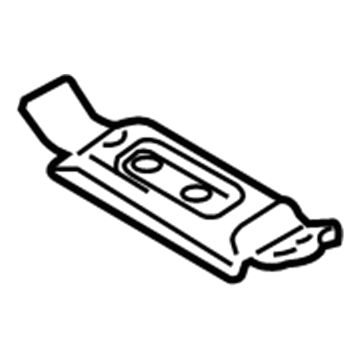 BMW 18-30-7-550-851 Pipe Clamp, Bottom